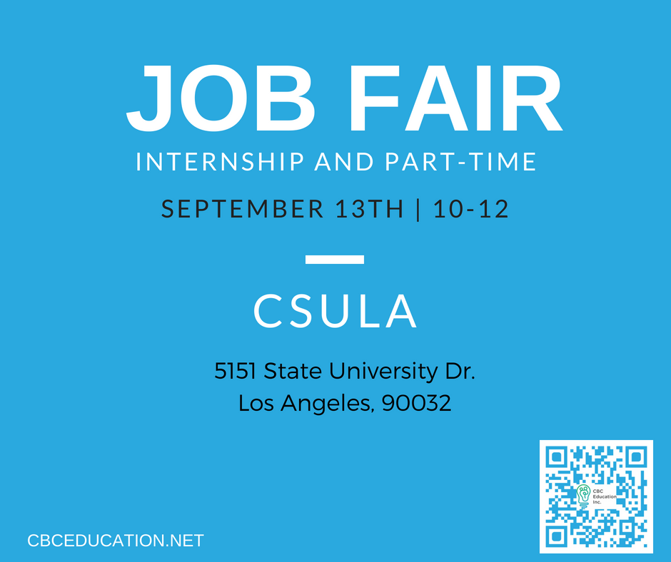 CSULA Fall Job Fair CBC Education
