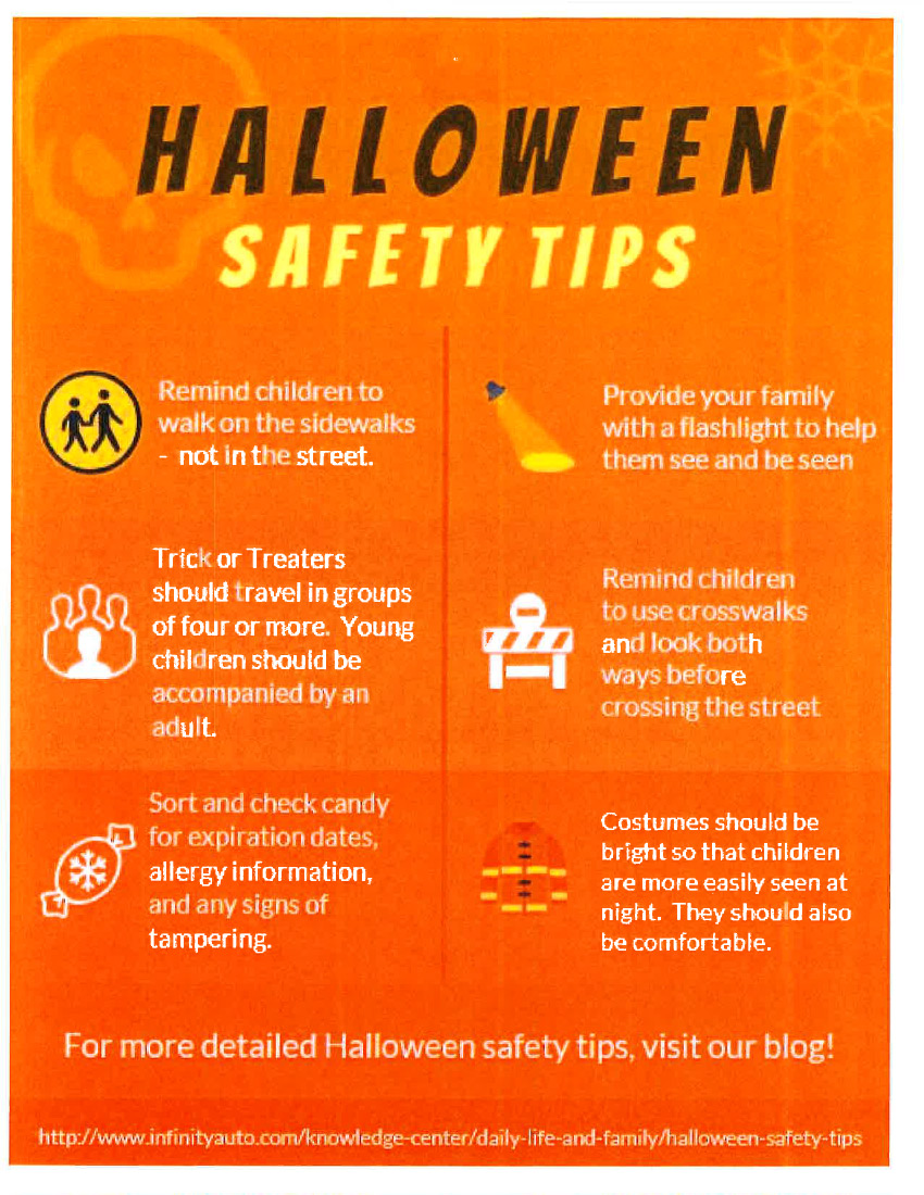 Halloween Safety Poster Halloween Safety Halloween Safety Tips | Images ...